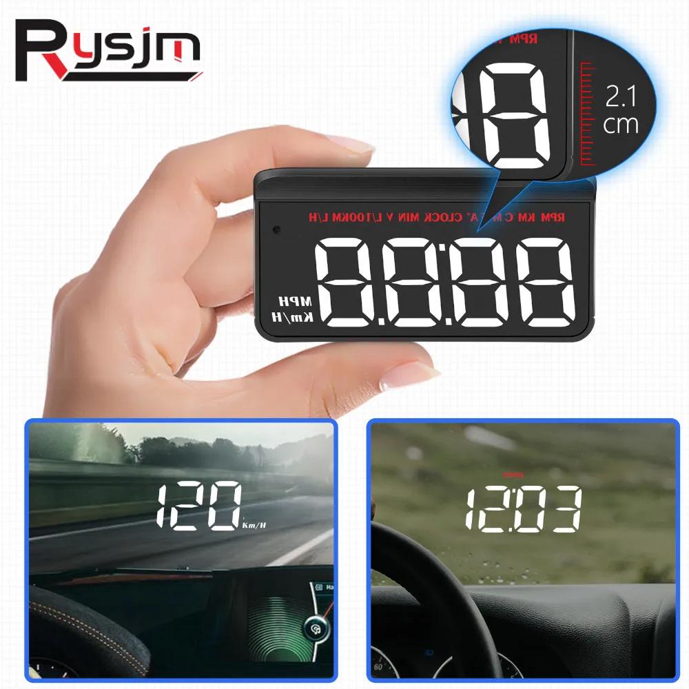 M5 OBD  ÷ ڵ HUD OBD2 º ǻ   ,  Һ ð   溸